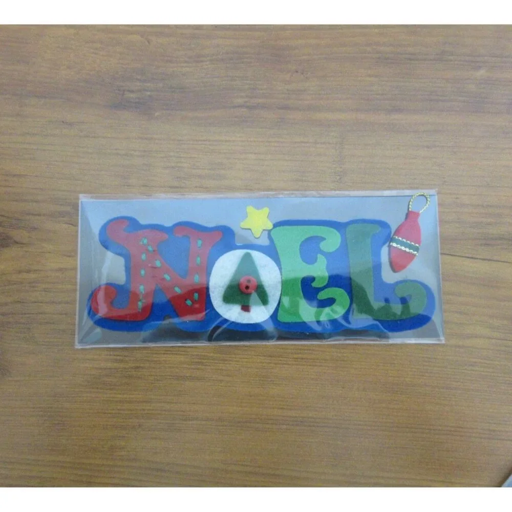 3 LOT Felt Christmas 3D Stickers Scrapbooking Embellishment Card Making Michaels